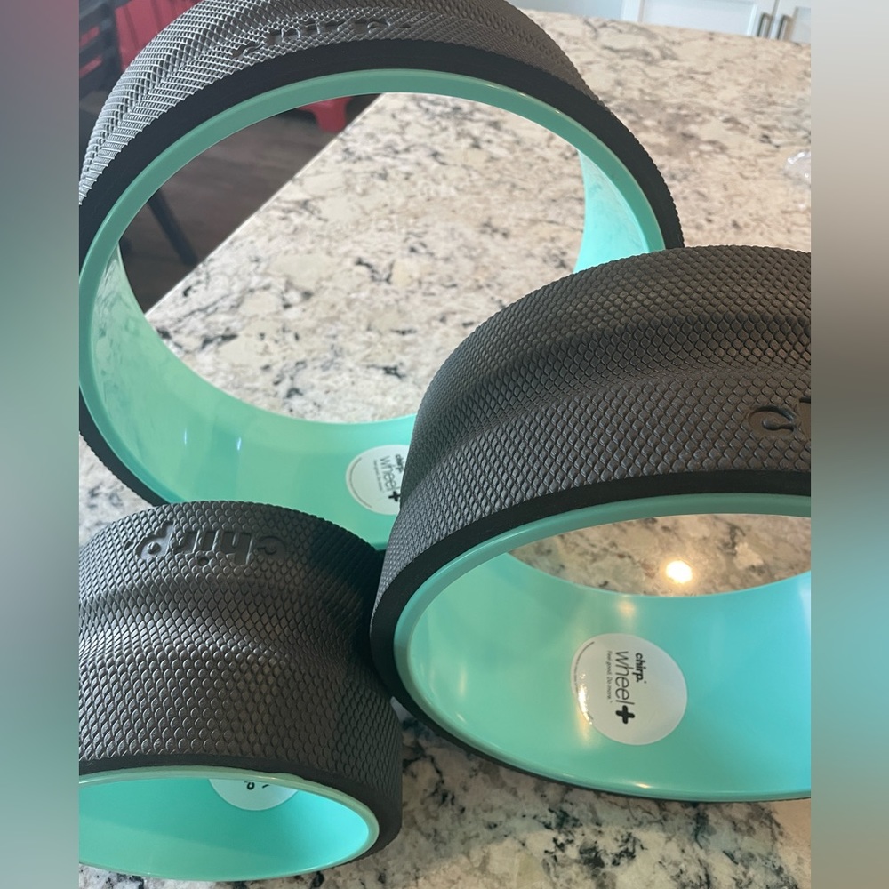 Chirp Wheel Stretching Exercise Set for Muscle & Tissue Therapy - Set of 3